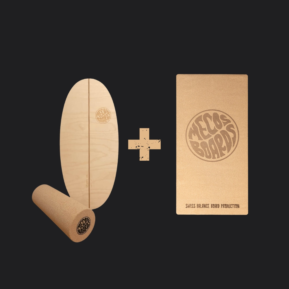 BALANCE BOARD & KORKMATTE SET - MECOS BOARDS