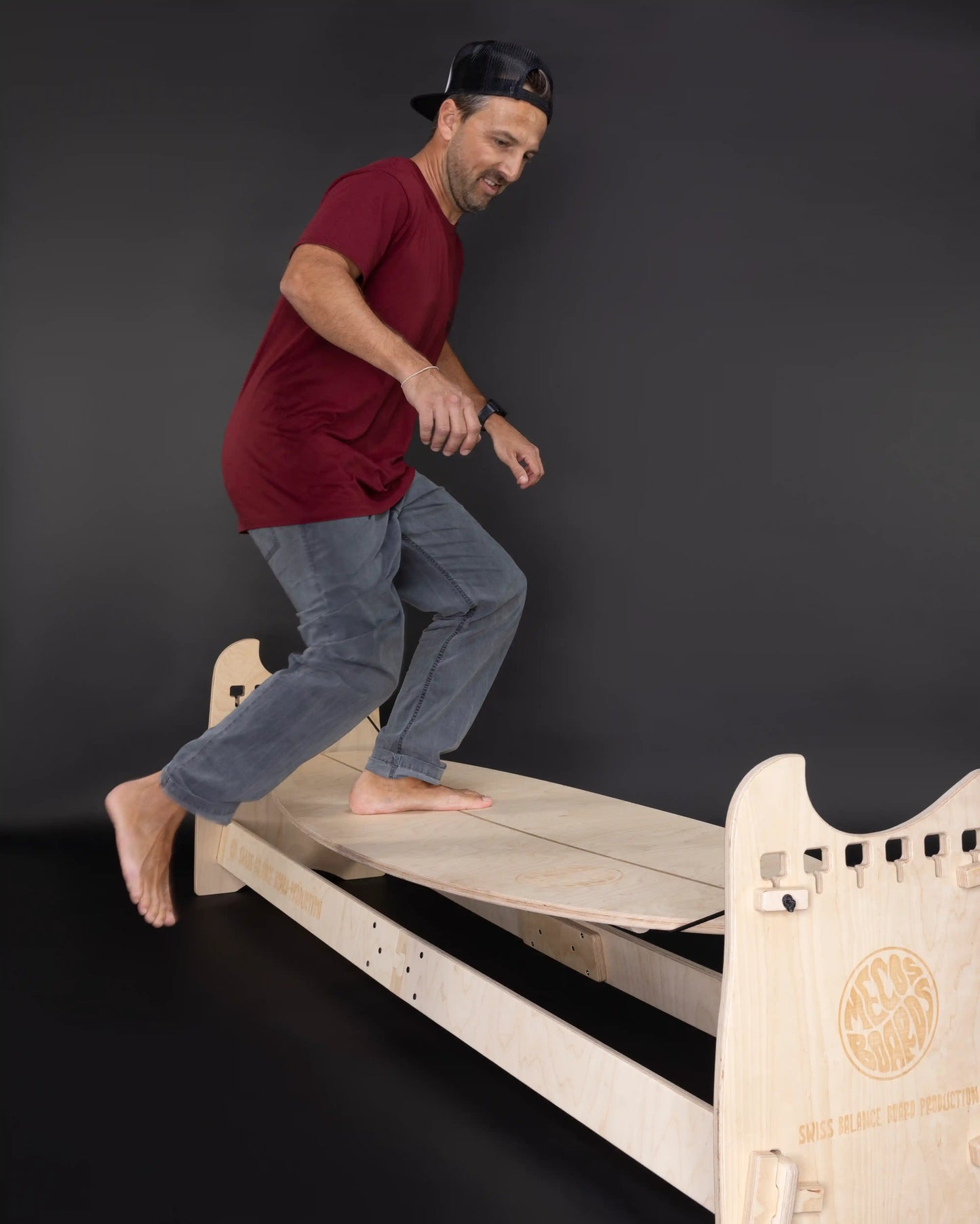 MECOS BOARDS Balance Trainer Pro – Aufstieg, Action