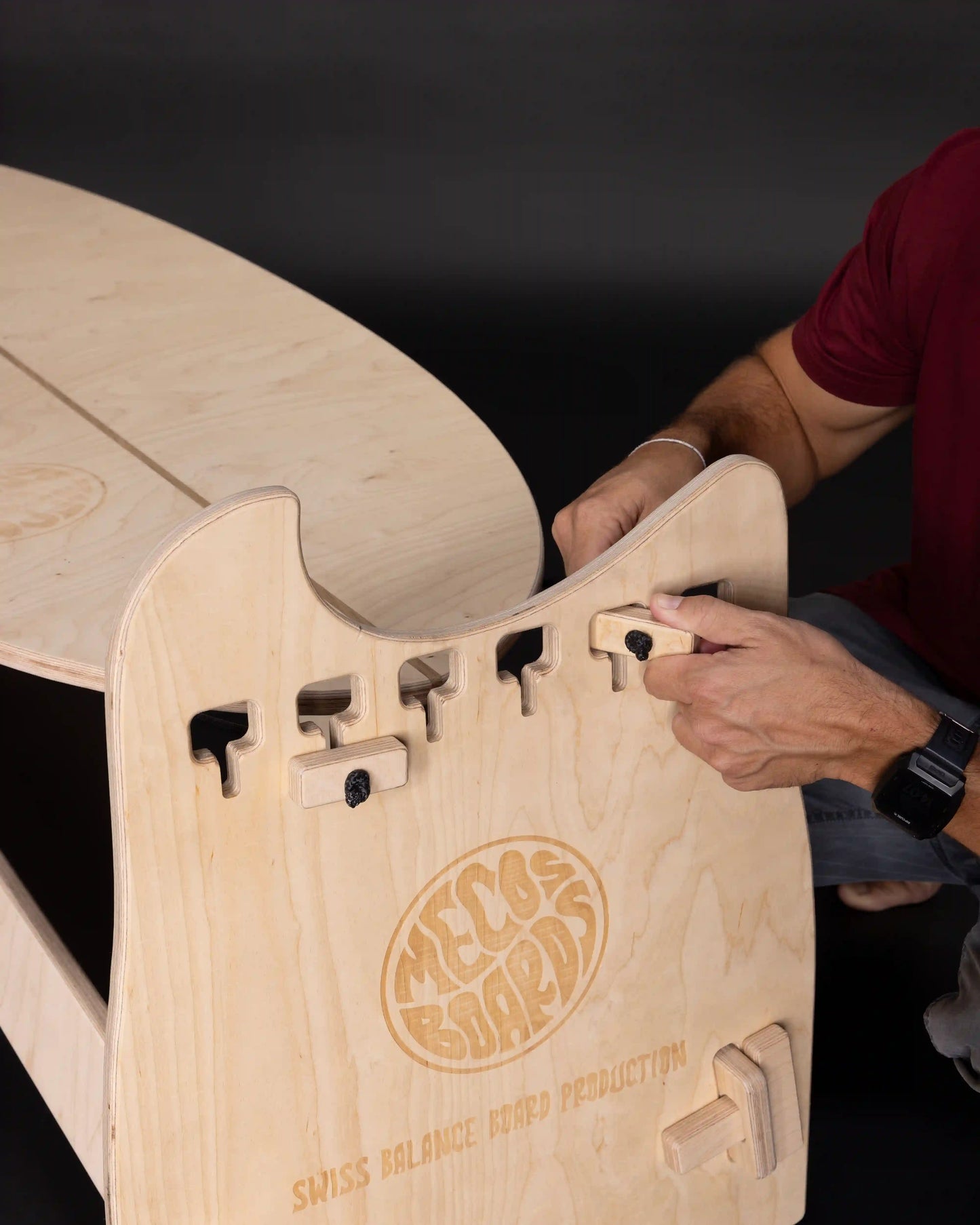 MECOS BOARDS Balance Trainer Pro – Schwierigkeitsgrad einstellen, Detail