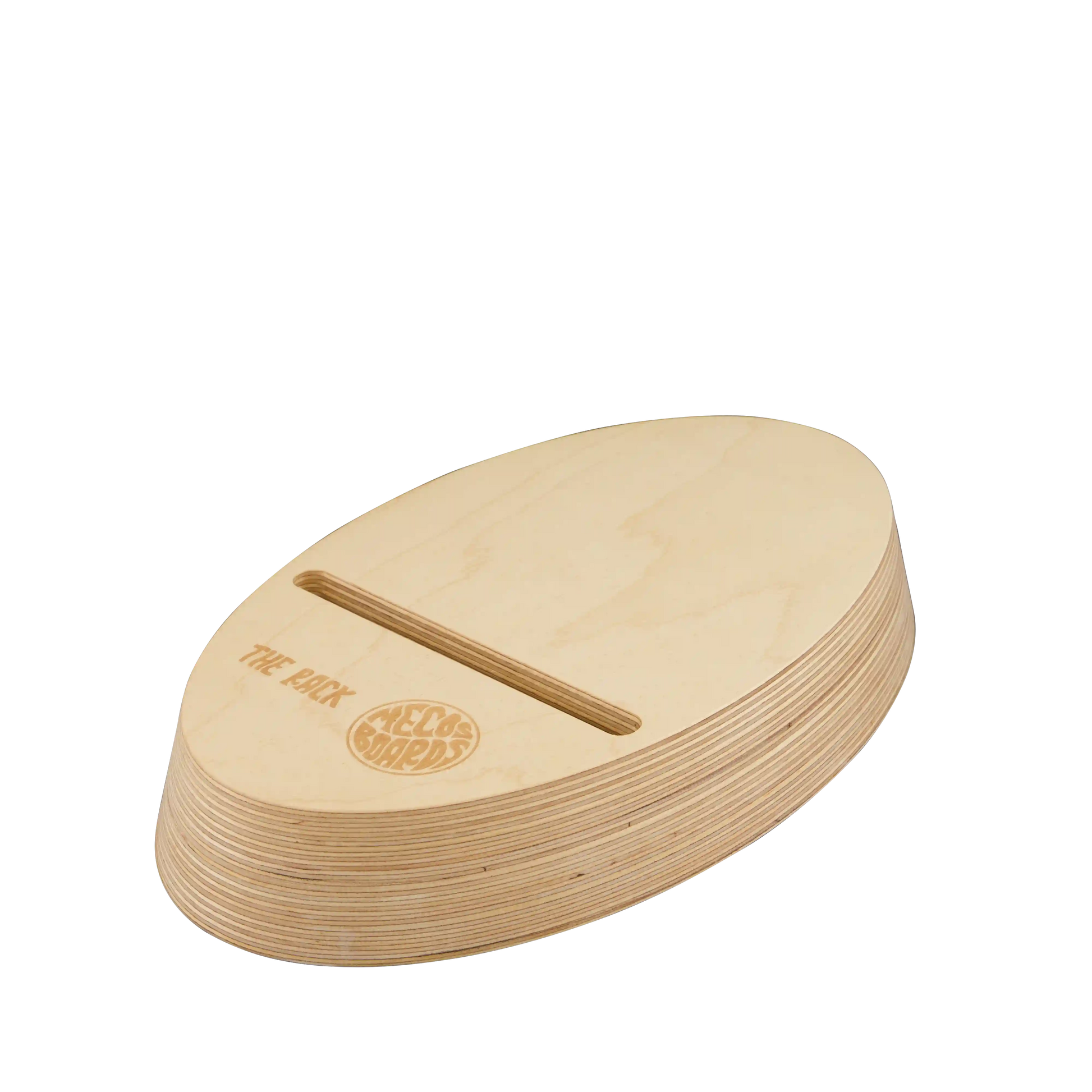MECOS BOARDS The Rack – Balance Board Ständer aus Zero Waste Birkenholz, Swiss Made, für Surfer & Twin-Tipper