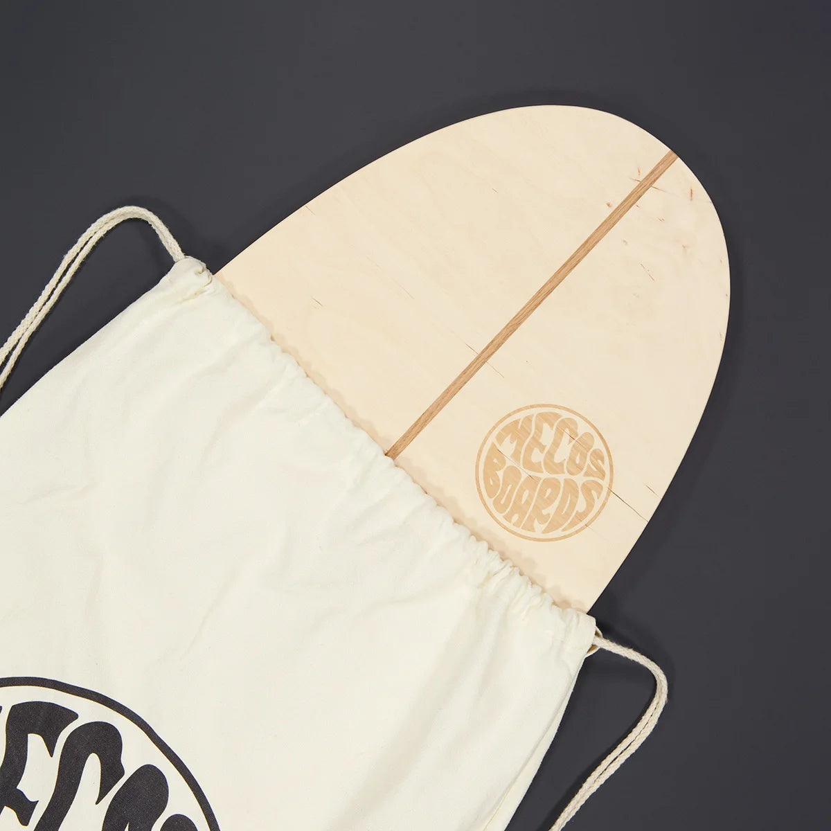 MECOS BOARDS Shorty Balance Board mit Tasche – Lieferumfang