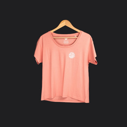 Surfiges T-Shirt für Frauen canyon pink von MECOS BOARDS