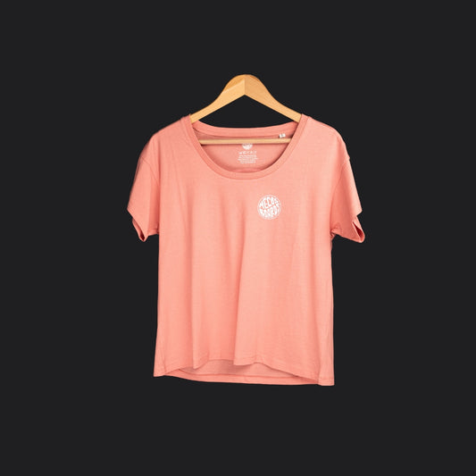 Surfiges T-Shirt für Frauen canyon pink von MECOS BOARDS