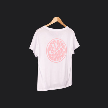 Surfiges T-Shirt für Frauen weiss von MECOS BOARDS