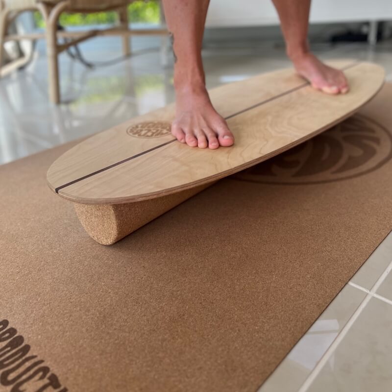 BALANCE BOARD & YOGA KORKMATTE - MECOS BOARDS